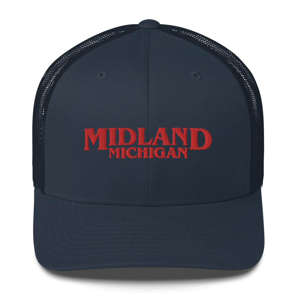 'Midland Michigan' Trucker Hat (1980s Drama Parody)