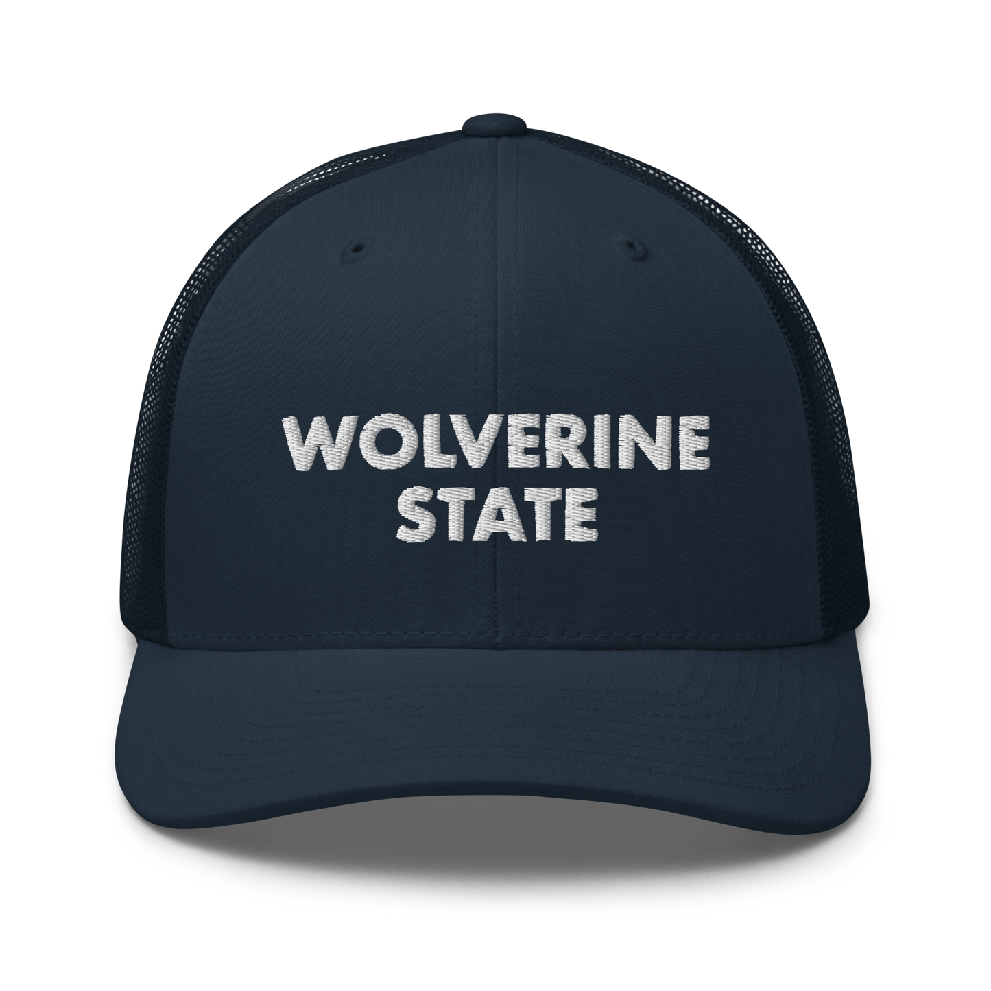 Michigan 'Wolverine State' Trucker Hat (Geometric Sans Font)