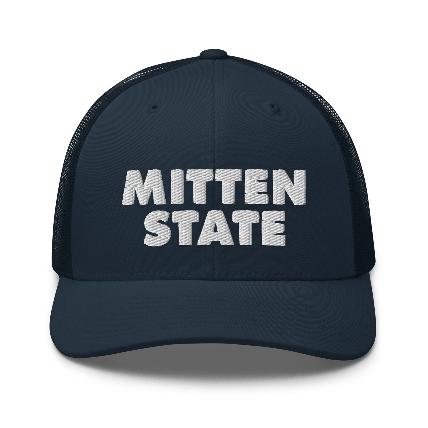 Michigan 'Mitten State' Trucker Hat (Geometric Sans Font)