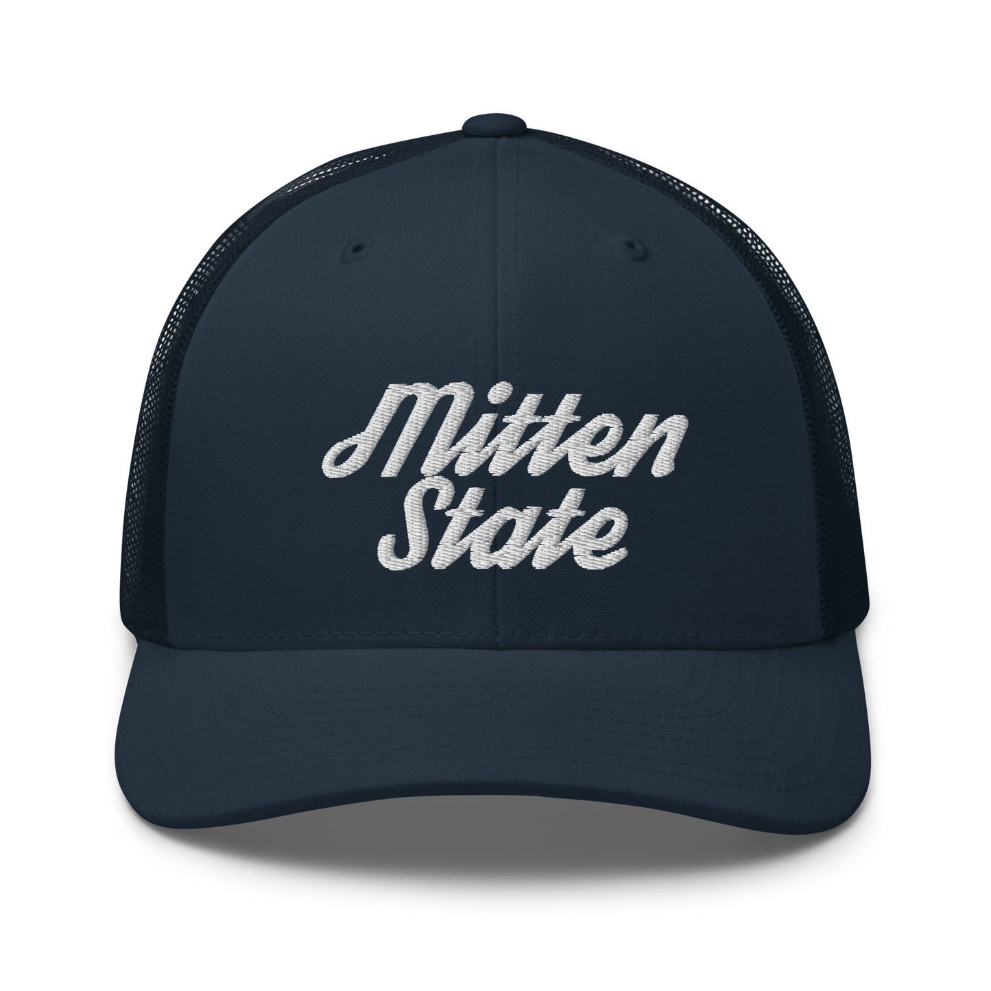 Michigan 'Mitten State' Trucker Hat (Script Font)