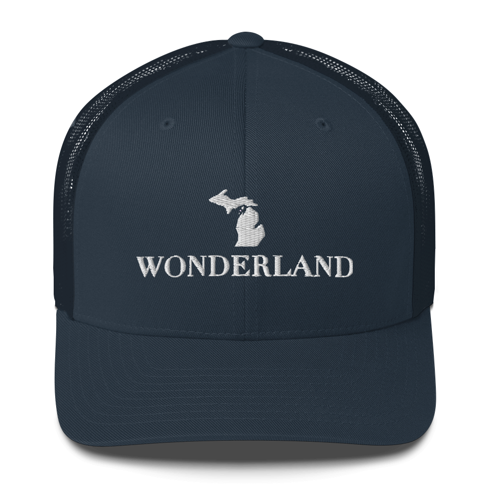 Michigan 'Wonderland' Trucker Hat (Didone Font)