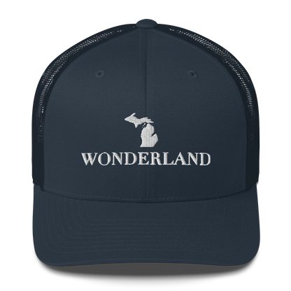 Michigan 'Wonderland' Trucker Hat (Didone Font)