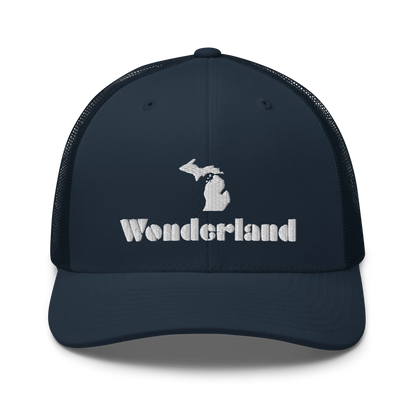 Michigan 'Wonderland' Trucker Hat (Art Deco Font)