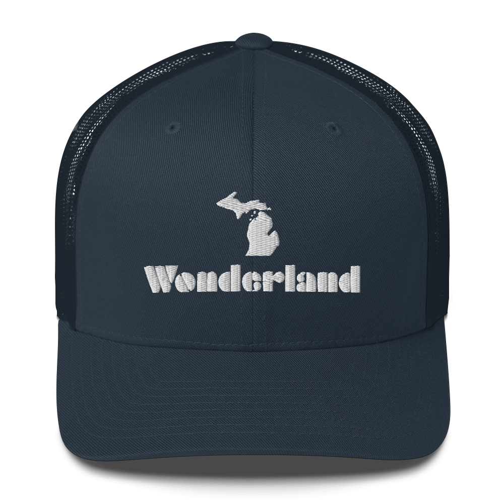 Michigan 'Wonderland' Trucker Hat (Art Deco Font)