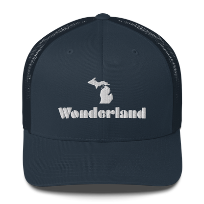 Michigan 'Wonderland' Trucker Hat (Art Deco Font)