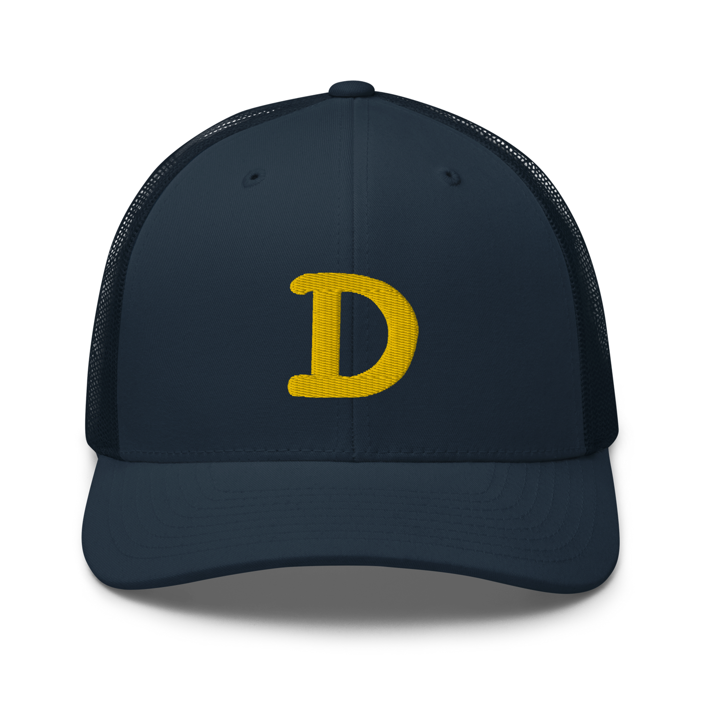 Detroit 'Old French D' Trucker Hat | Gold Embroidery