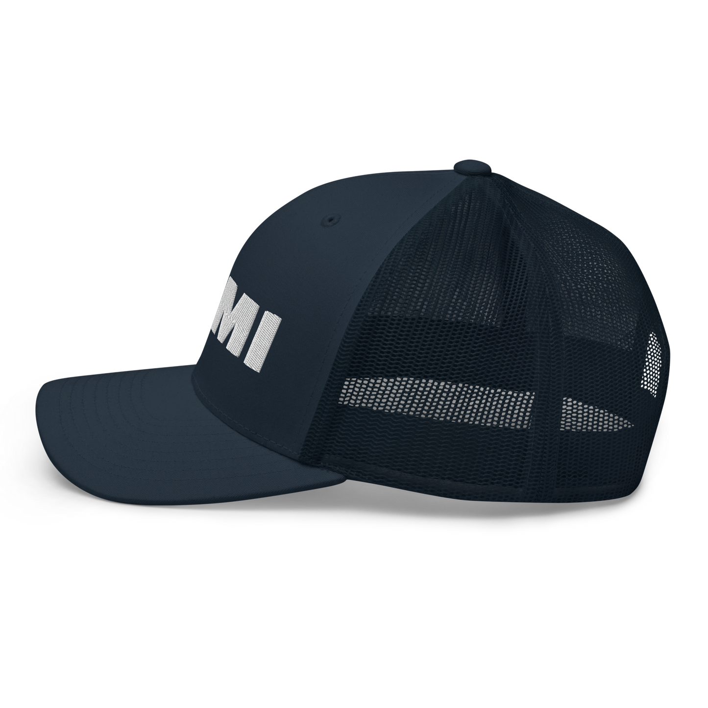 Michigan 'I ❤️ MI' Trucker Hat (French Olive Font)