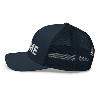 Michigan 'Home' Trucker Hat (Geometric Sans Font)