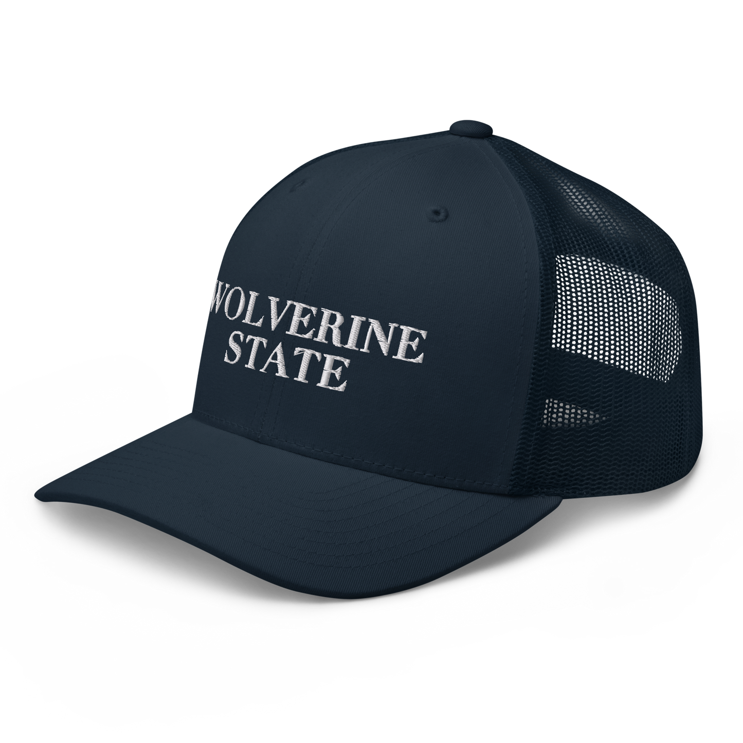 Michigan 'Wolverine State' Trucker Hat (Didone Font)