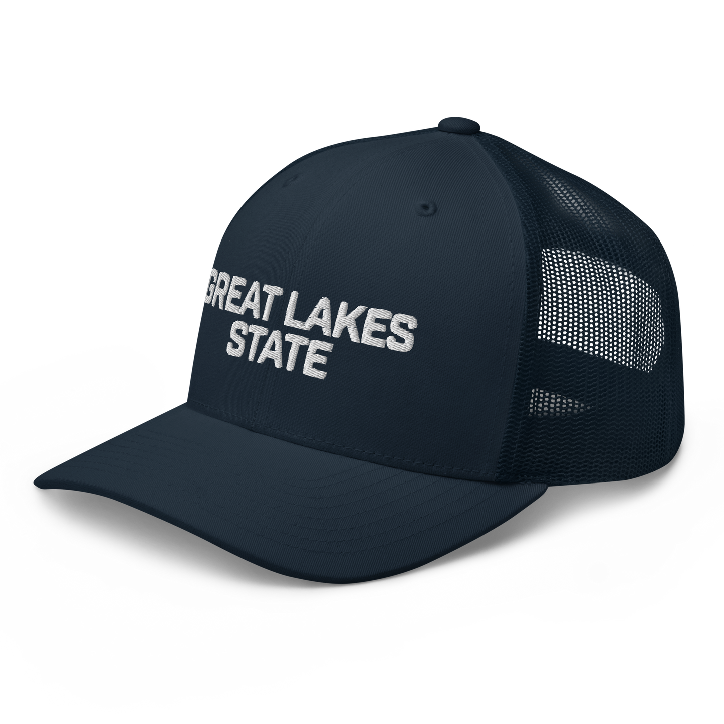 Michigan 'Great Lakes State' Trucker Hat (Maritime Font)