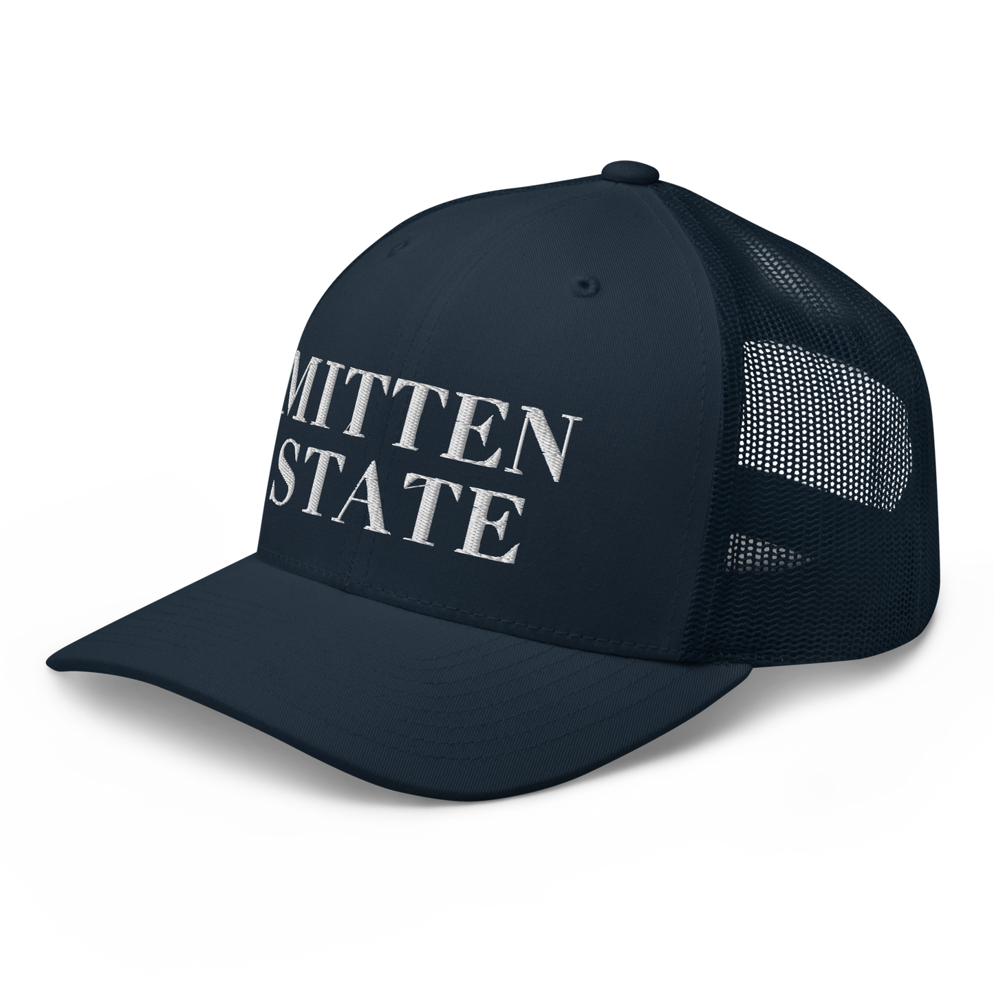 Michigan 'Mitten State' Trucker Hat (Didone Font)