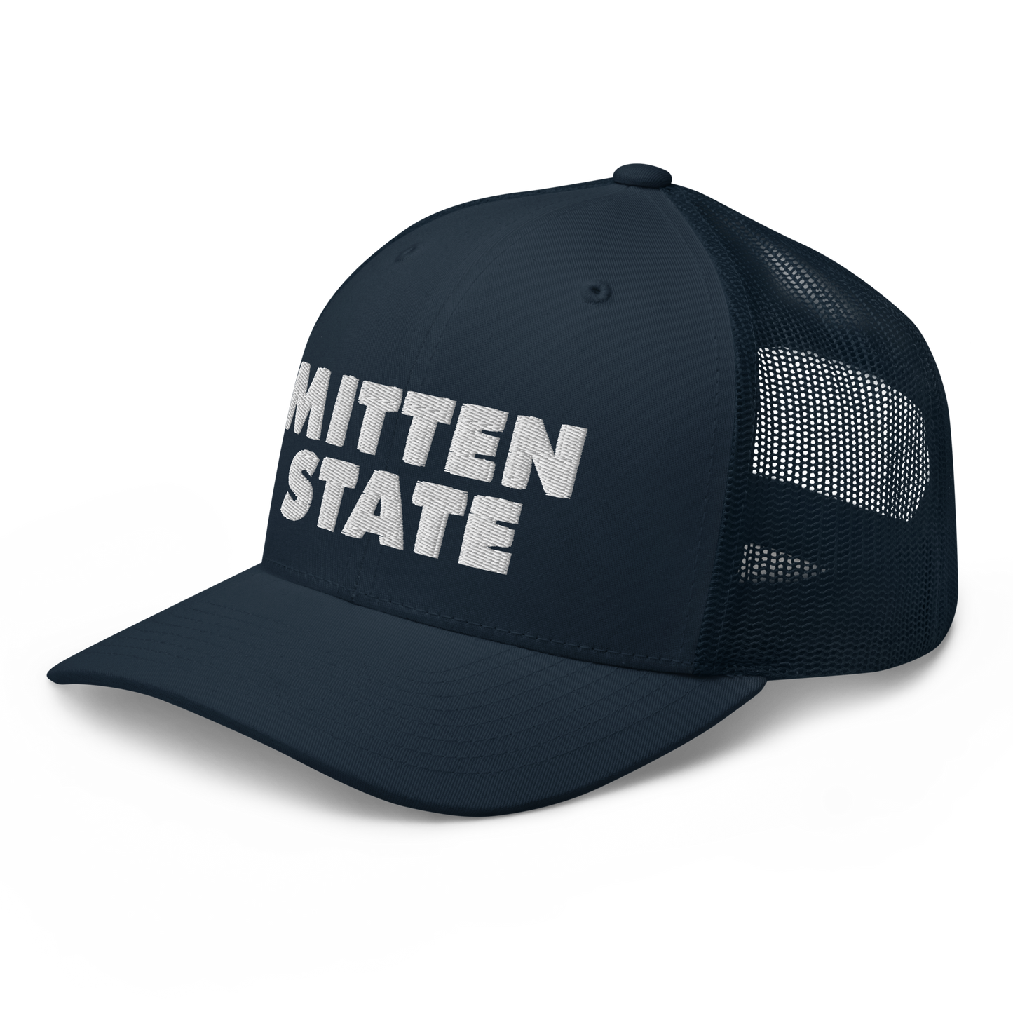 Michigan 'Mitten State' Trucker Hat (Geometric Sans Font)