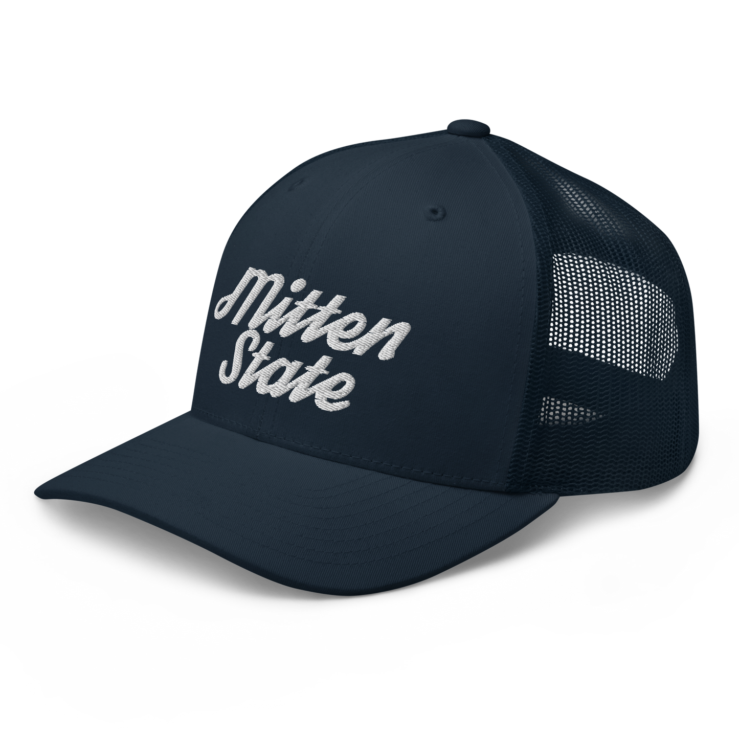 Michigan 'Mitten State' Trucker Hat (Script Font)