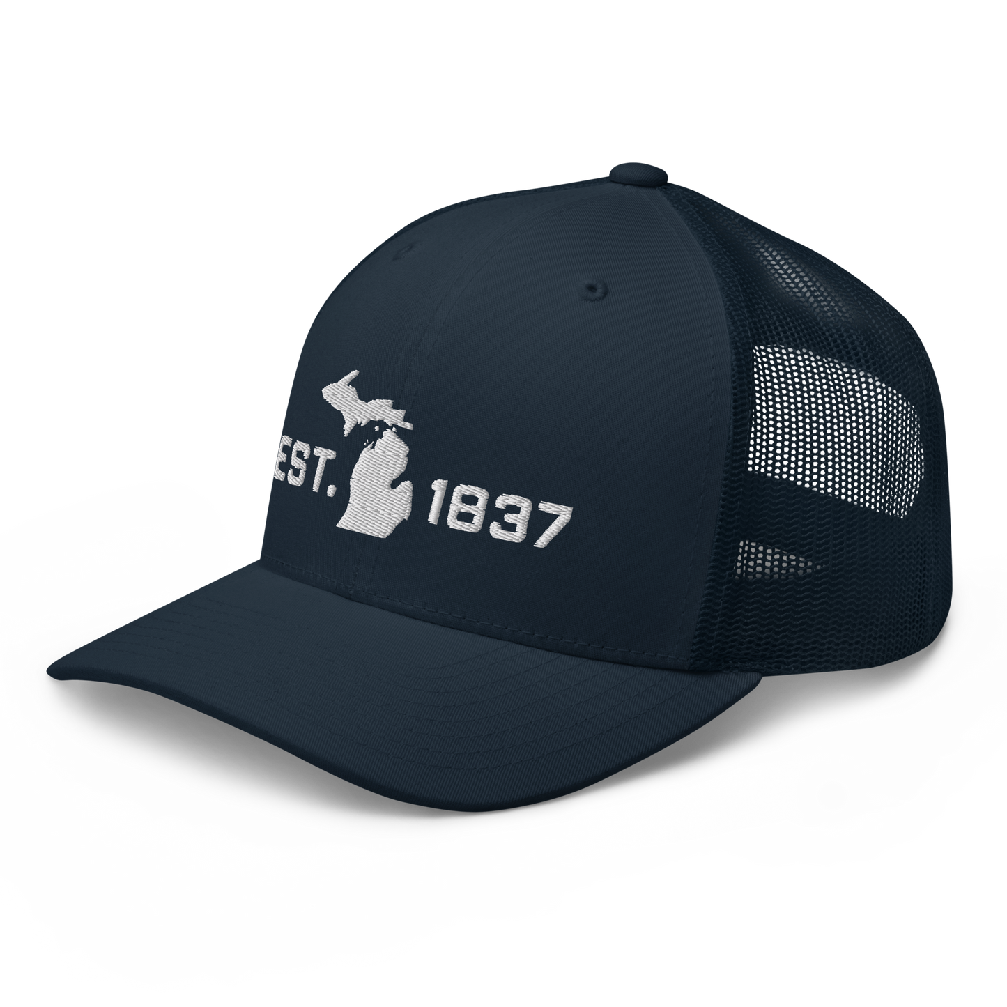 Michigan 'EST 1837' Trucker Hat (Athletic Font)