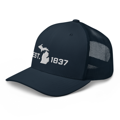 Michigan 'EST 1837' Trucker Hat (Athletic Font)