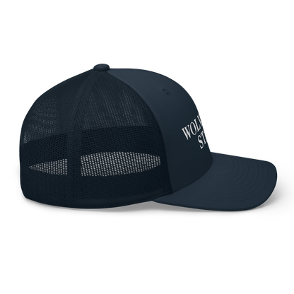 Michigan 'Wolverine State' Trucker Hat (Didone Font)