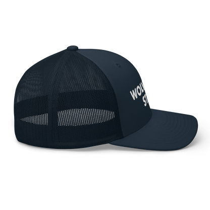 Michigan 'Wolverine State' Trucker Hat (Geometric Sans Font)