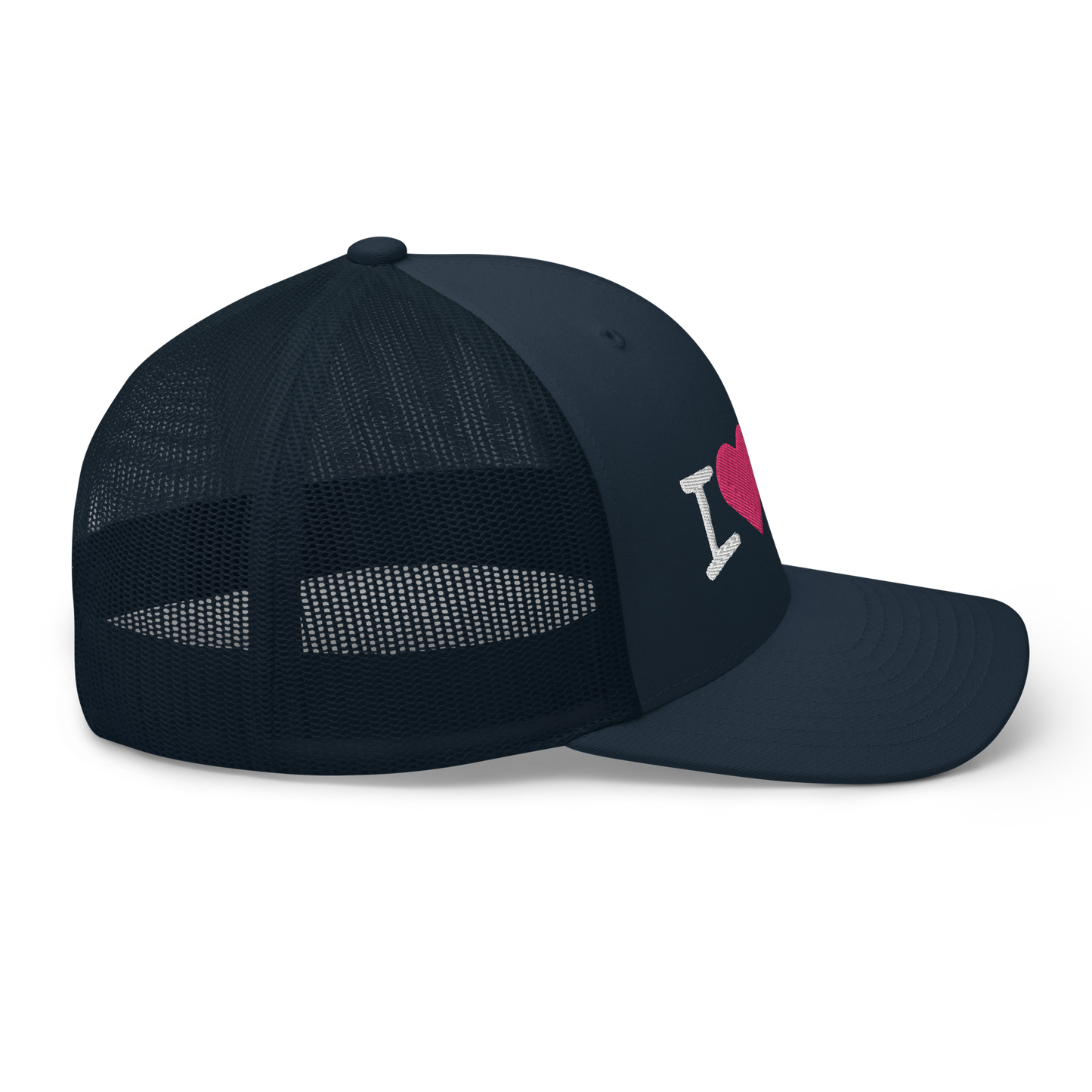 Michigan 'I ❤️ MI' Trucker Hat (Brush Font)