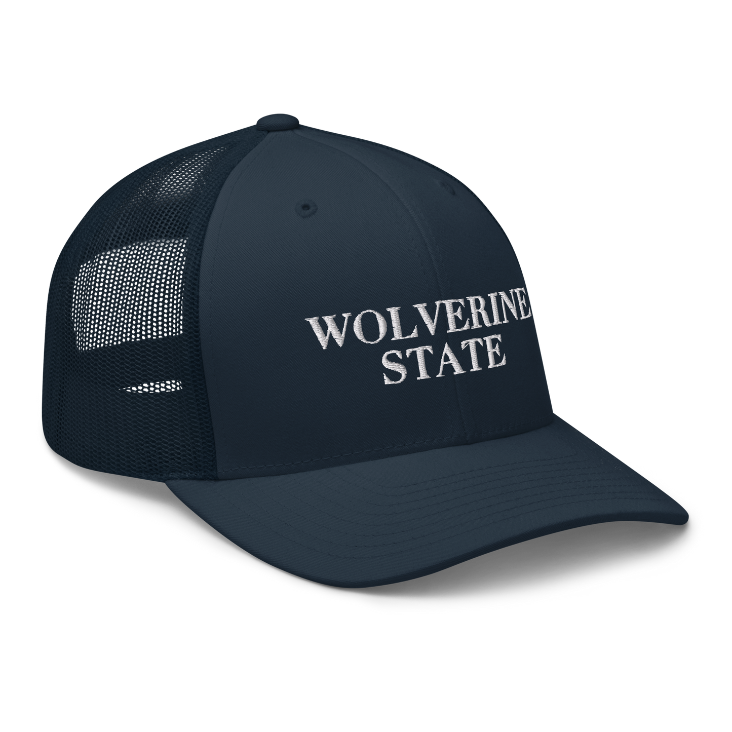 Michigan 'Wolverine State' Trucker Hat (Didone Font)