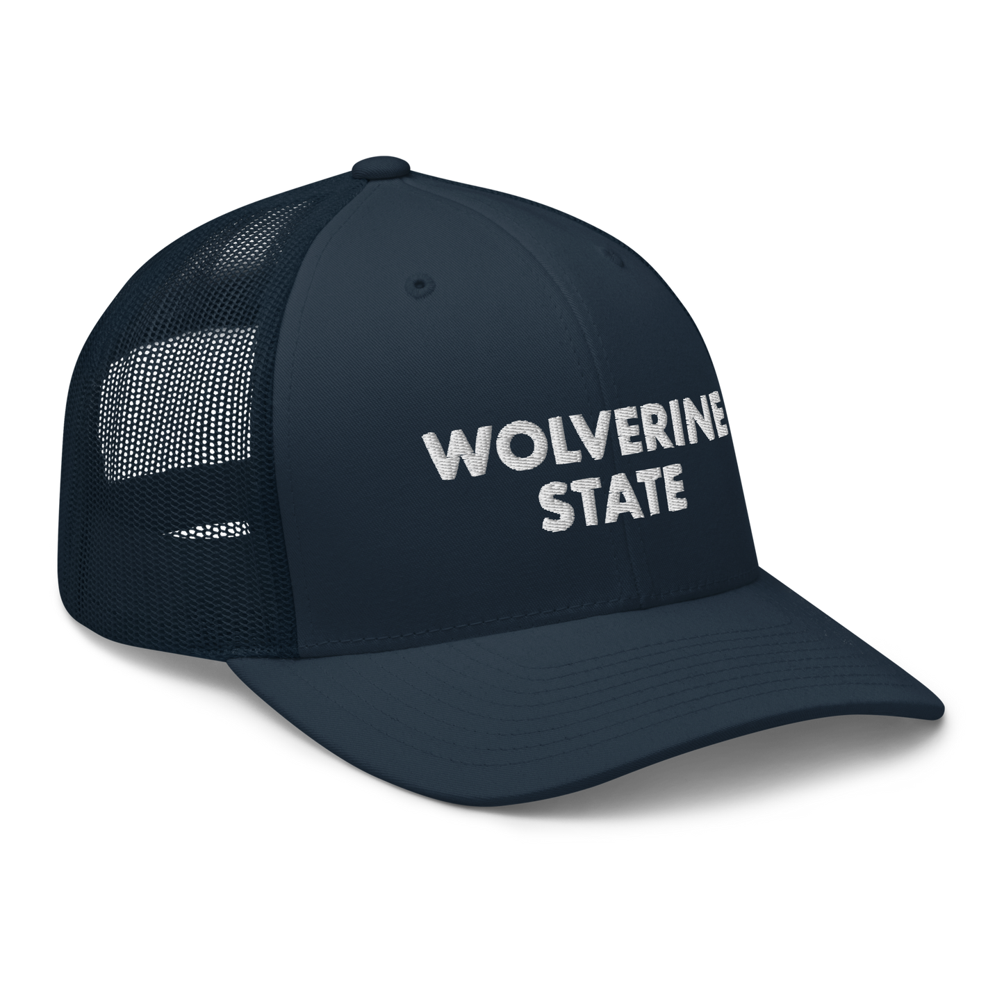 Michigan 'Wolverine State' Trucker Hat (Geometric Sans Font)