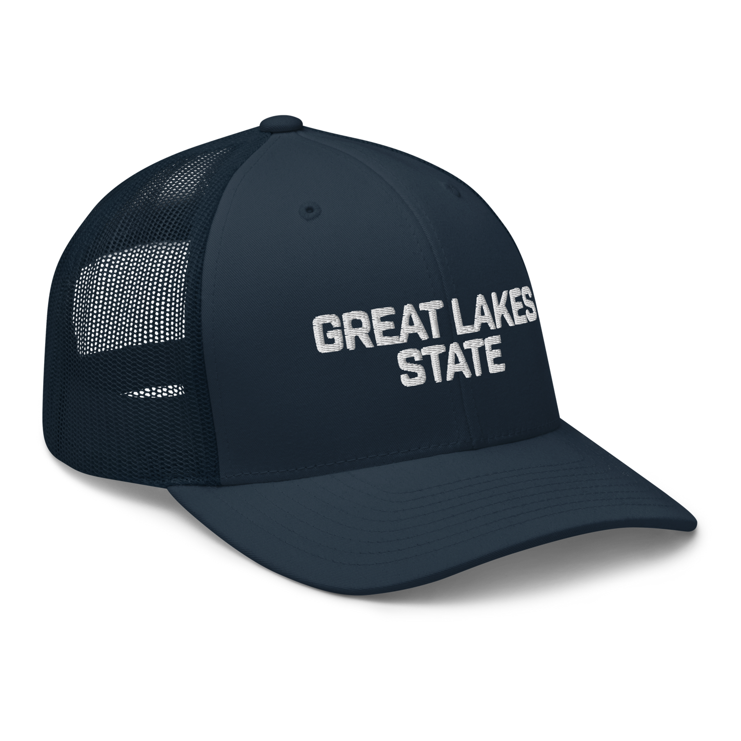 Michigan 'Great Lakes State' Trucker Hat (Maritime Font)