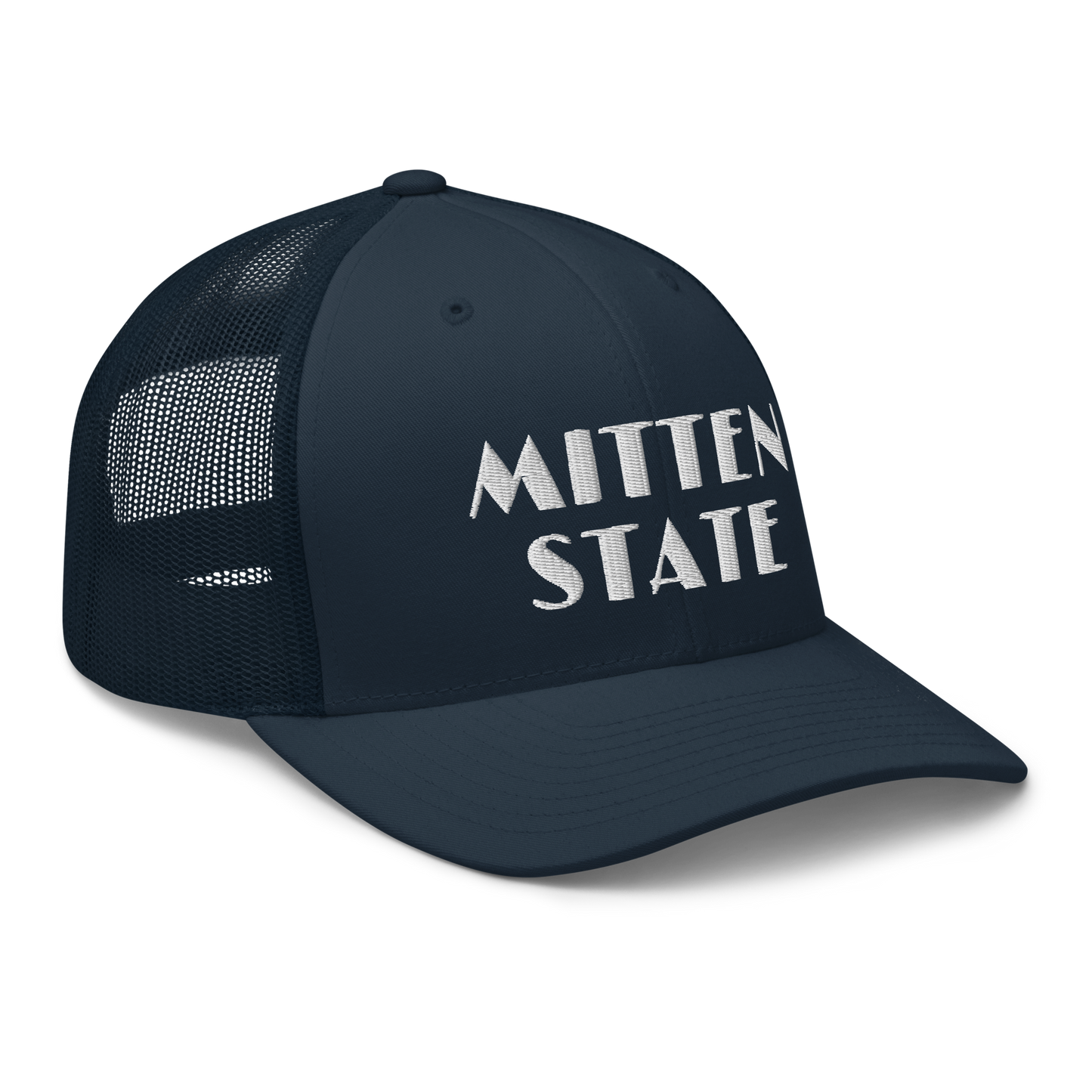 Michigan 'Mitten State' Trucker Hat (Art Deco Font)