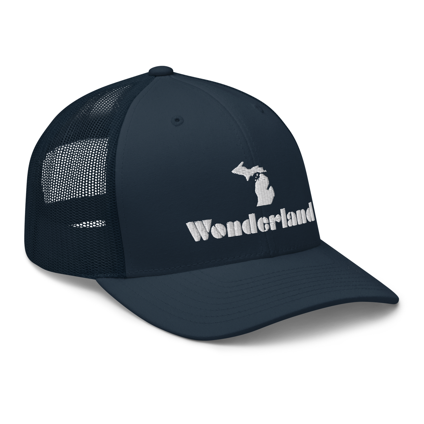 Michigan 'Wonderland' Trucker Hat (Art Deco Font)