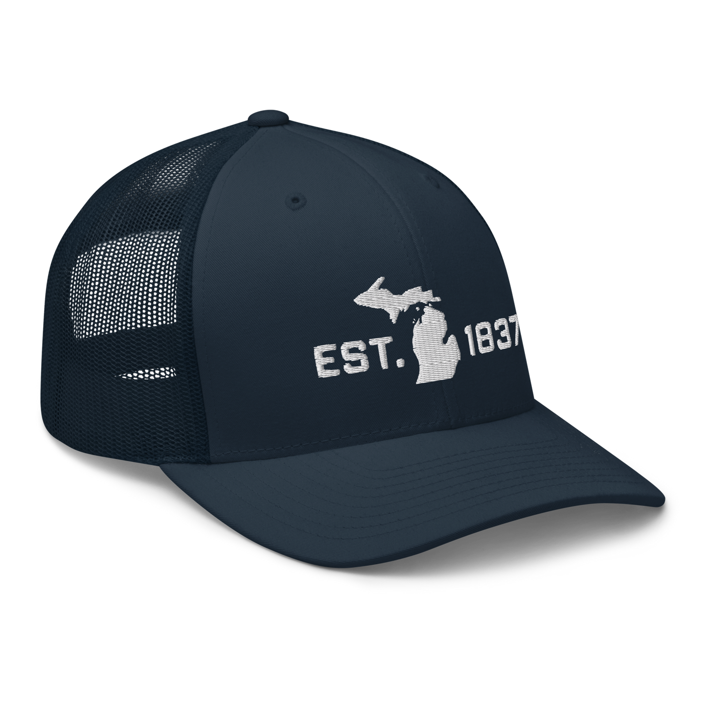 Michigan 'EST 1837' Trucker Hat (Athletic Font)