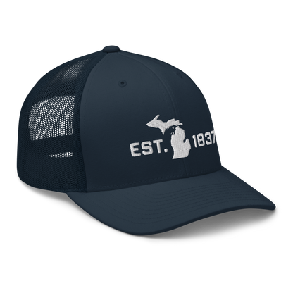 Michigan 'EST 1837' Trucker Hat (Athletic Font)