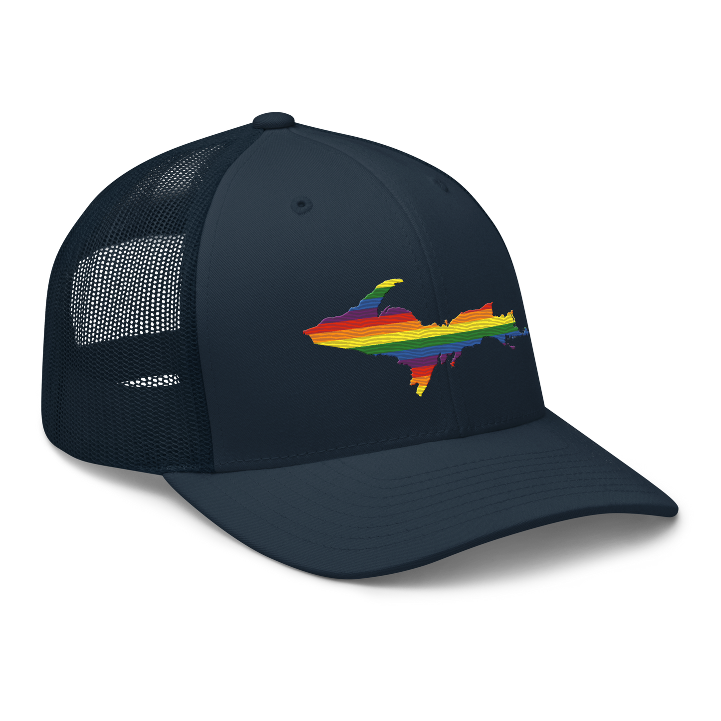 Michigan Upper Peninsula Trucker Hat (Pride Edition)