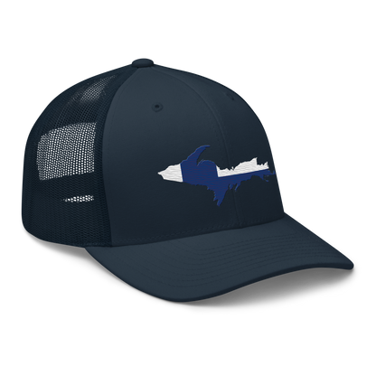 Michigan Upper Peninsula Trucker Hat (w/ UP Finland Outline