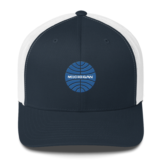 'Michigan' Trucker Hat (Retro Airline Parody)