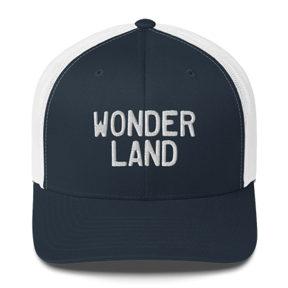 Michigan 'Wonderland' Trucker Cap (Licence Plate Font)