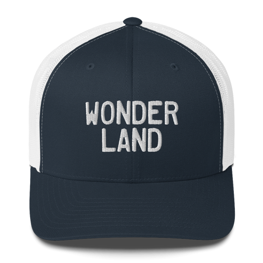 Michigan 'Wonderland' Trucker Cap (Licence Plate Font)