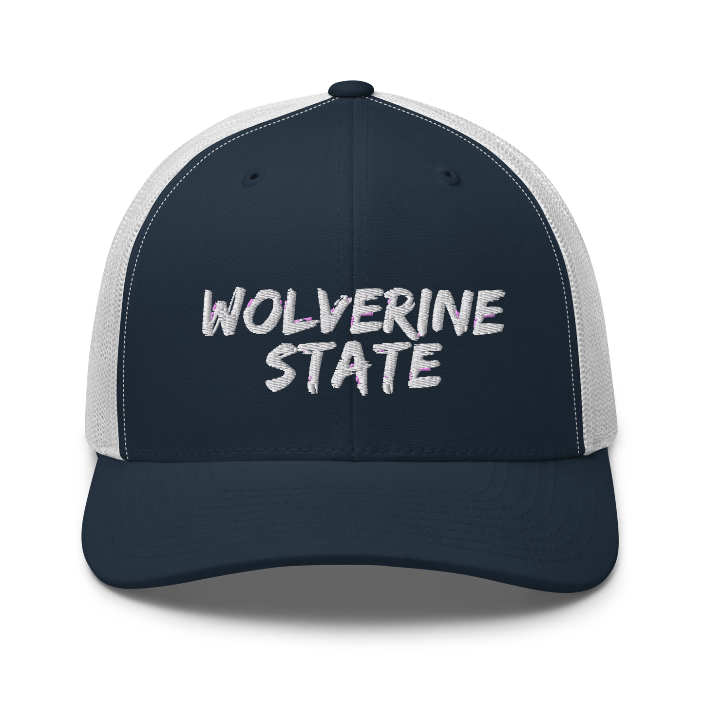 Michigan 'Wolverine State' Trucker Hat (Angry Brush Font)