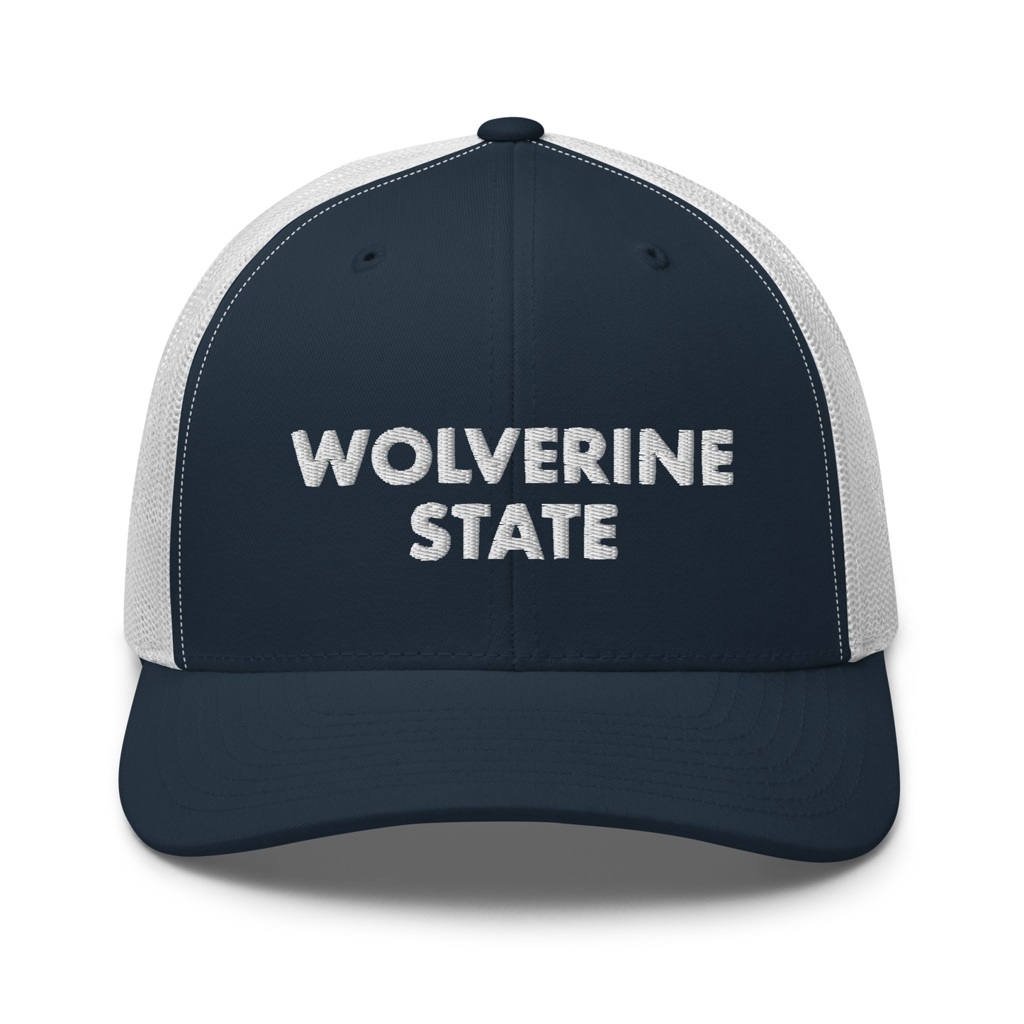 Michigan 'Wolverine State' Trucker Hat (Geometric Sans Font)