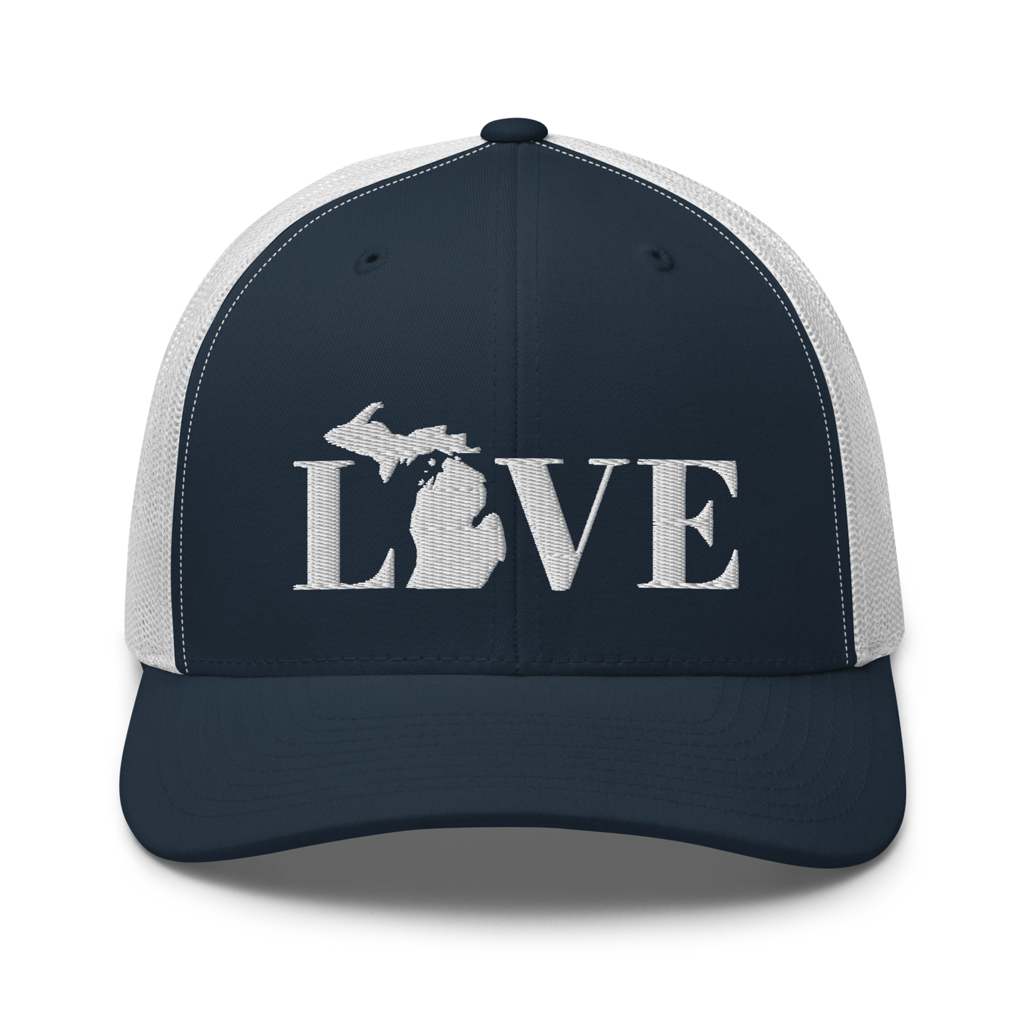 Michigan 'Love' Trucker Hat (Didone Font)