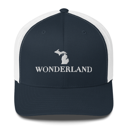 Michigan 'Wonderland' Trucker Hat (Didone Font)