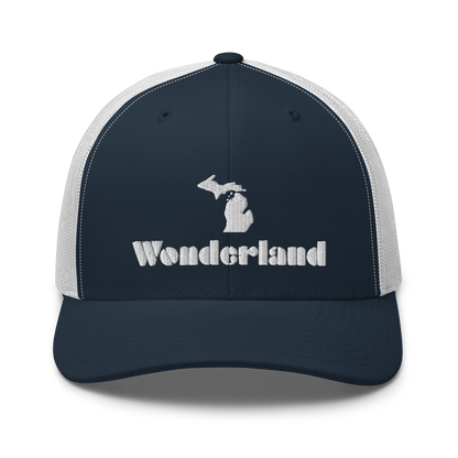 Michigan 'Wonderland' Trucker Hat (Art Deco Font)