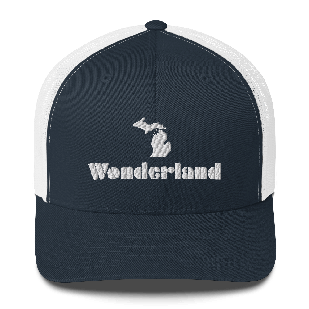 Michigan 'Wonderland' Trucker Hat (Art Deco Font)