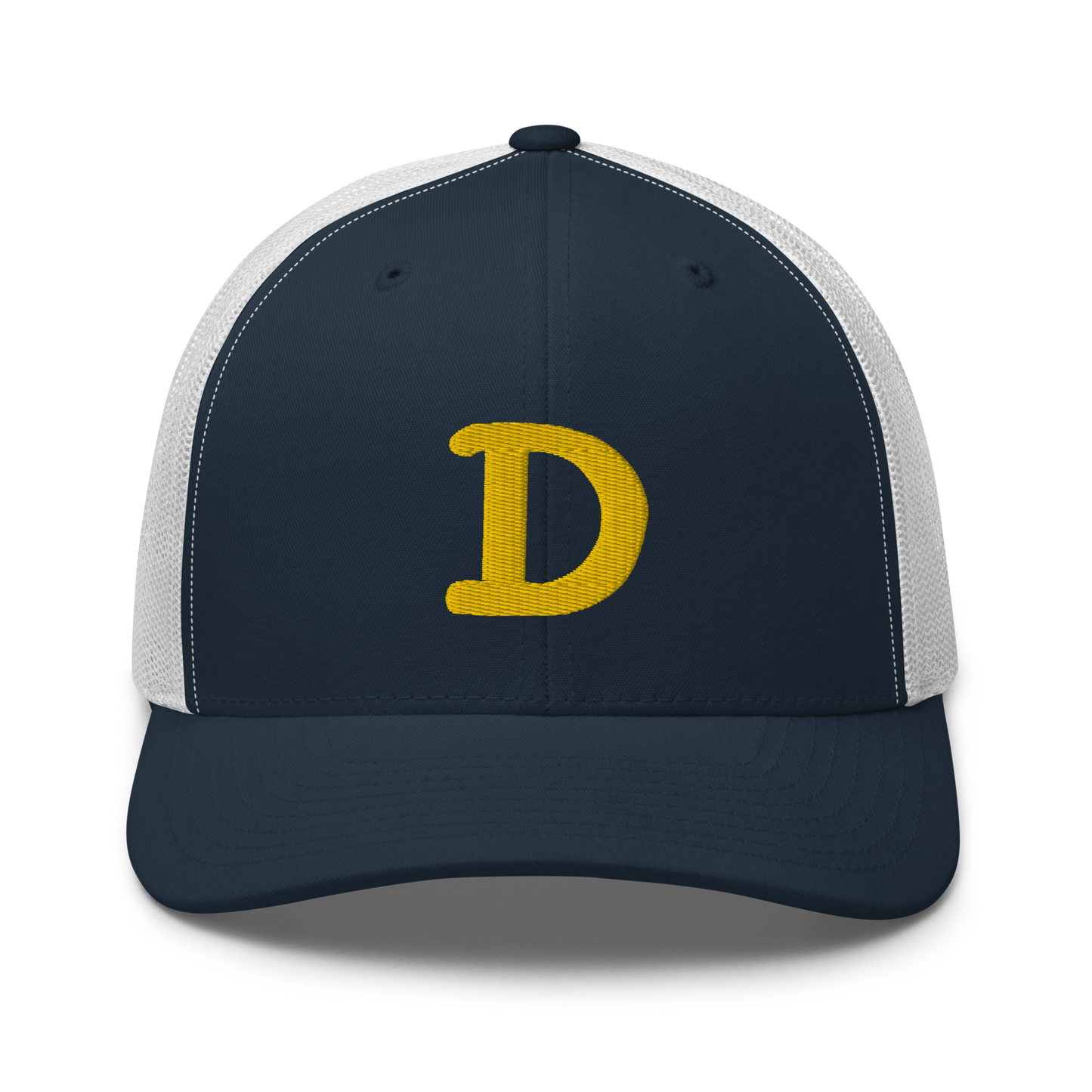 Detroit 'Old French D' Trucker Hat | Gold Embroidery