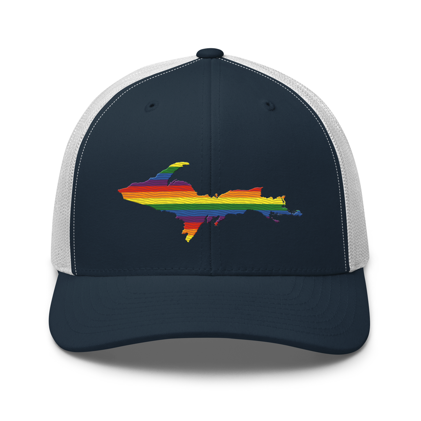 Michigan Upper Peninsula Trucker Hat (Pride Edition)