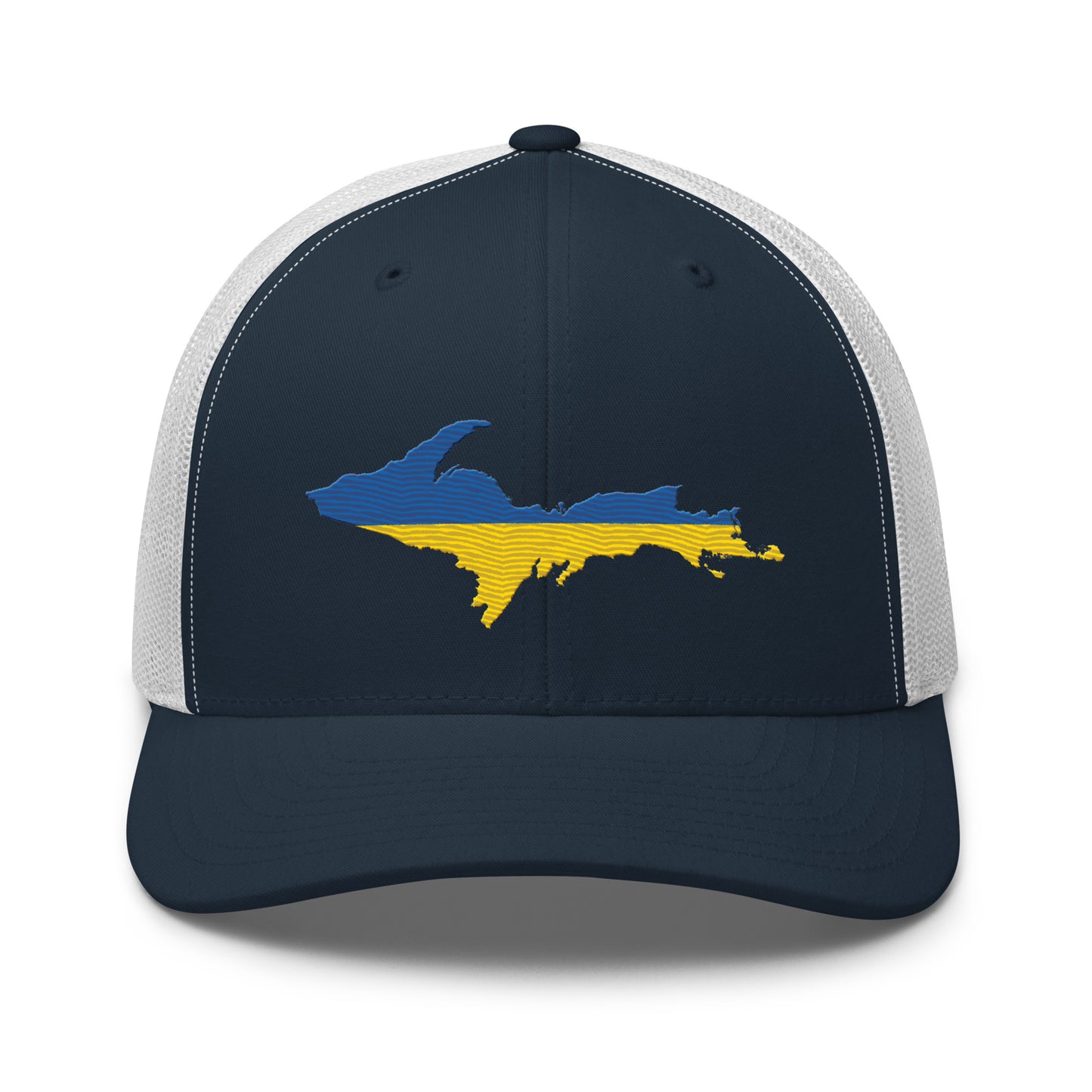 Michigan Upper Peninsula Trucker Hat (Ukraine Edition)