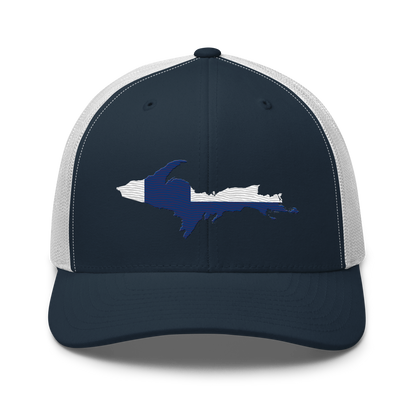 Michigan Upper Peninsula Trucker Hat (w/ UP Finland Outline