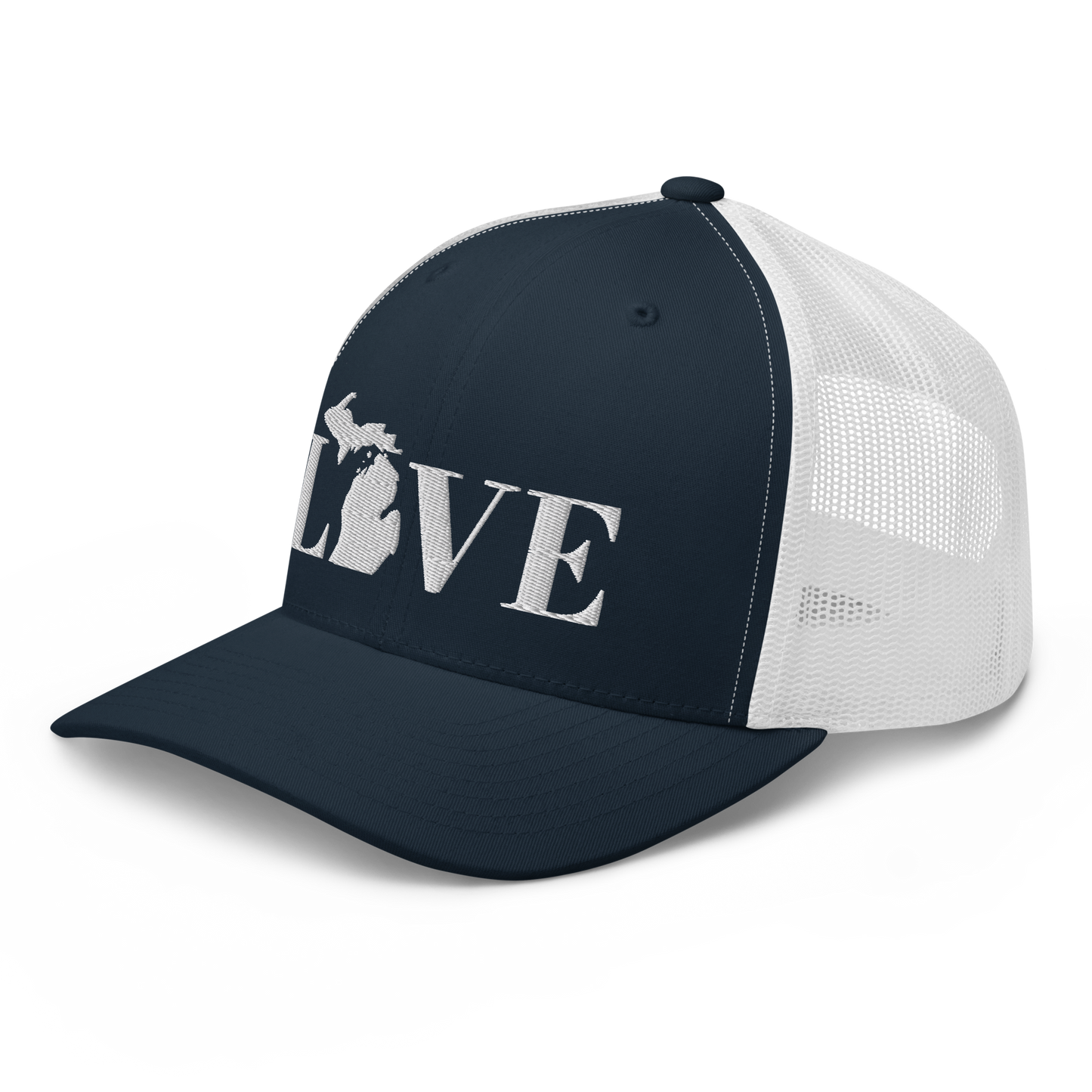 Michigan 'Love' Trucker Hat (Didone Font)