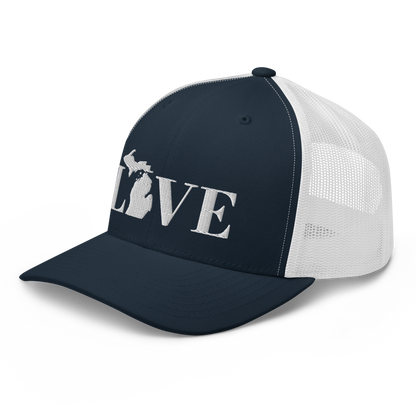 Michigan 'Love' Trucker Hat (Didone Font)