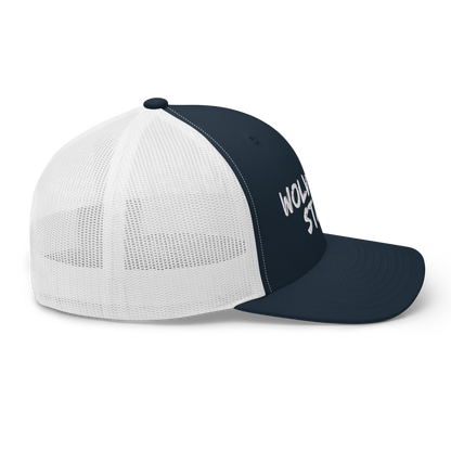 Michigan 'Wolverine State' Trucker Hat (Angry Brush Font)