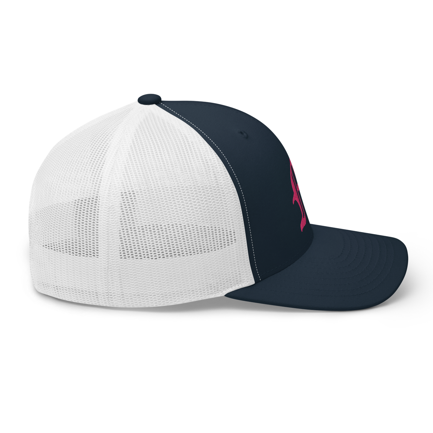 Michigan 'Old English M' Trucker Hat | Pink Embroidery