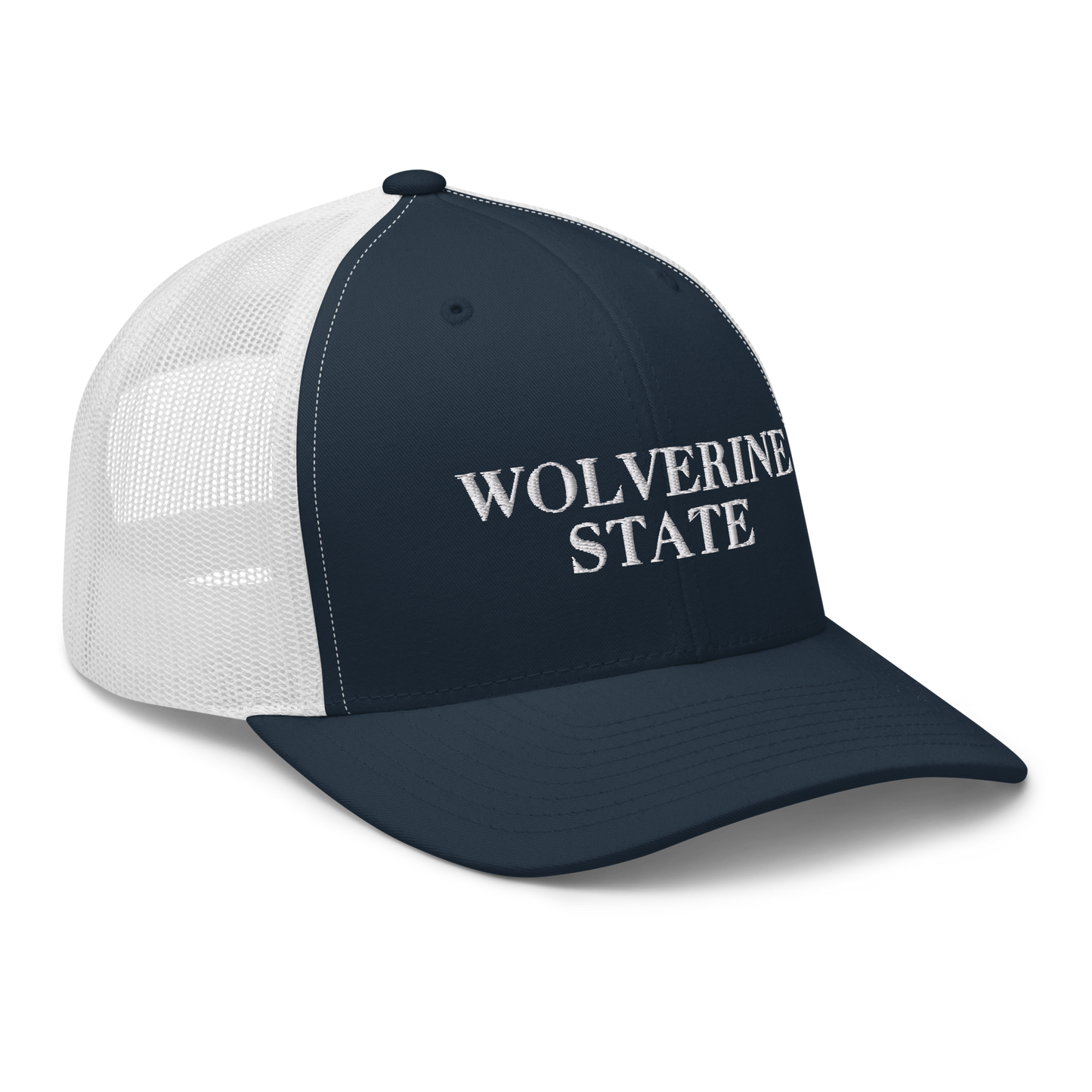 Michigan 'Wolverine State' Trucker Hat (Didone Font)