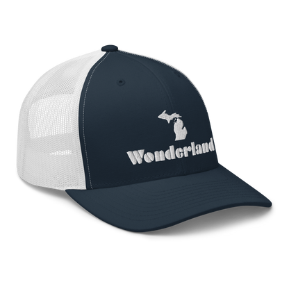 Michigan 'Wonderland' Trucker Hat (Art Deco Font)